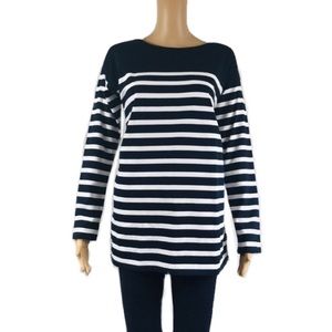 J. Crew striped Long Sleeve Shirt. Size S- Blue and white